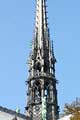 the spire of Notre-Dame, photo: Prokhorova, 400x900p, 50kb